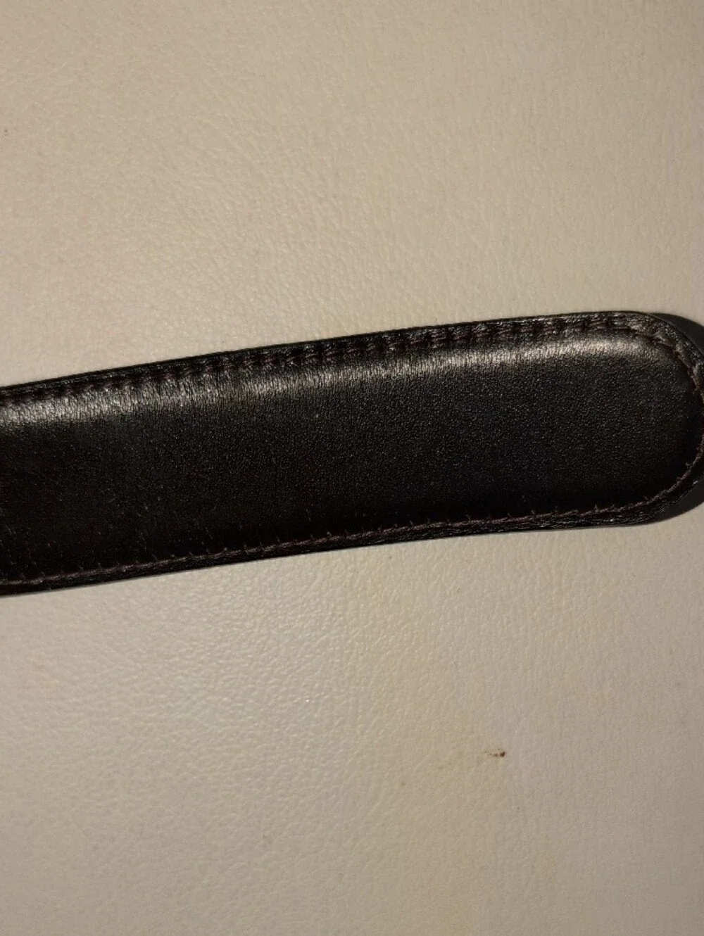 Vintage Dunhill Black Leather Belt  Unisex